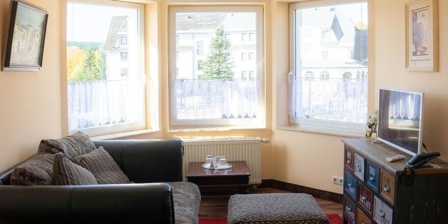 Hotel Oberhof, tower room living room