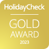 Holiday Check Gold Award 2023 | Auszeichnung für das Schlossberghotel Oberhof