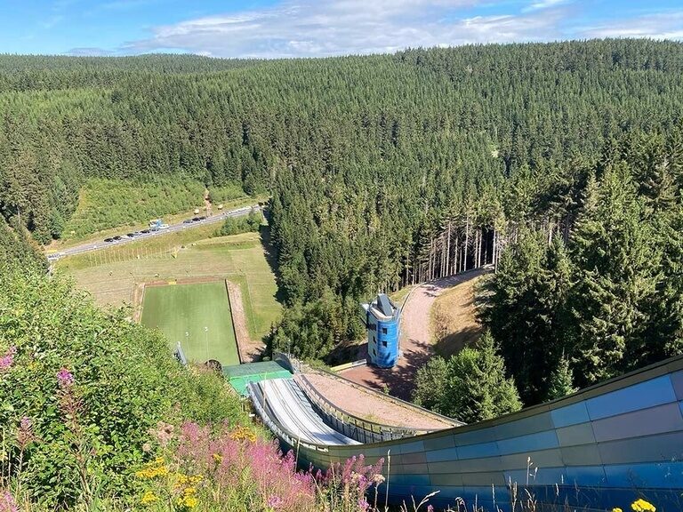 Oberhof, Schanze Kanzlersgrund, Tipp Hotel Oberhof