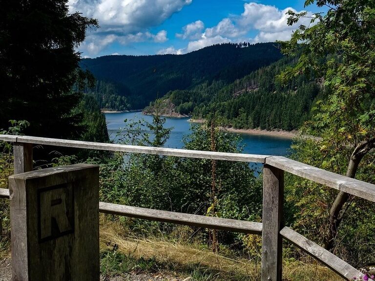 Ohratalsperre bei Oberhof, Wanderurlaub im Thüringer Wald