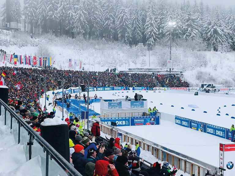 Biathlon Weltcup in Oberhof