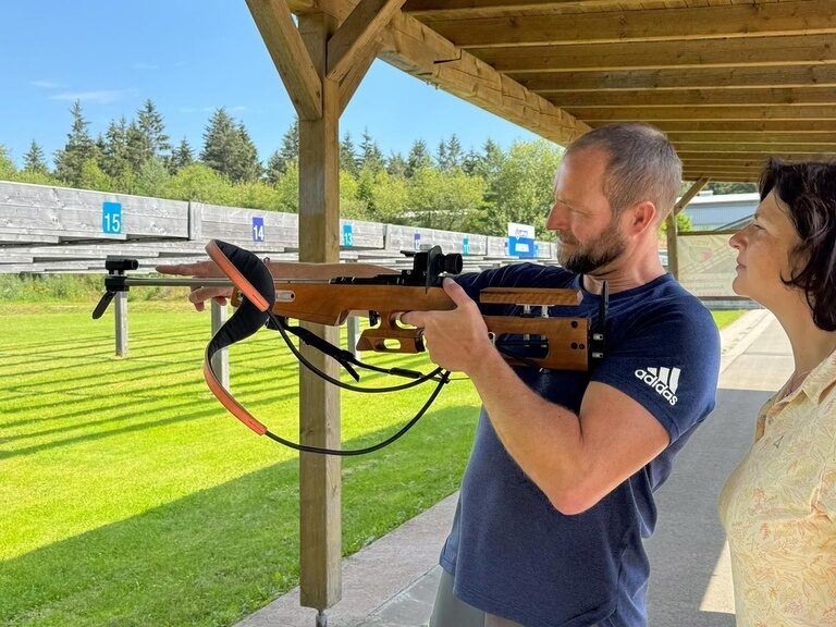 Biathlonschießen für Gäste in Oberhof, Hotel Tipp