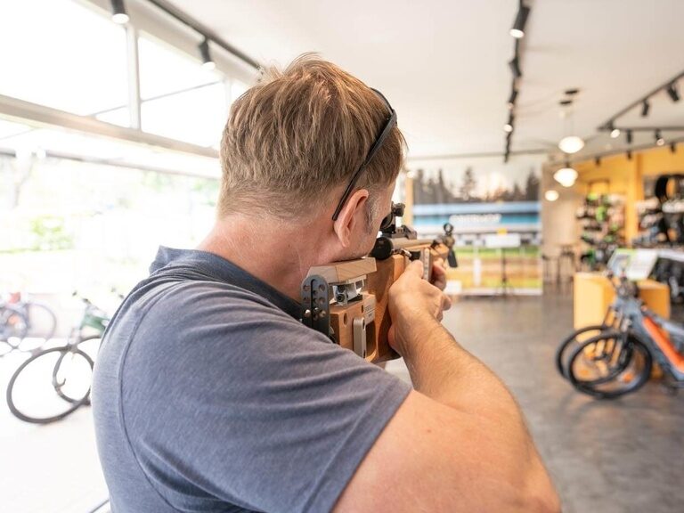 Biathlonschießen für Gäste in Oberhof, Indoor