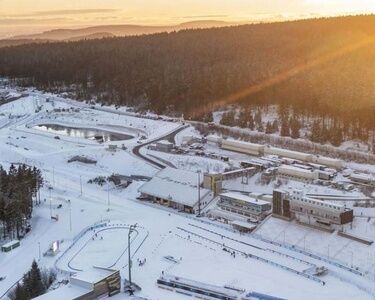 Biahlon Stadion Oberhof, Luftaufnahme (VOIGT / Kevin Voigt)