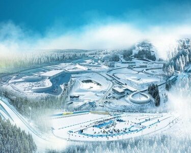 Sportstätten Oberhof, Collage Thüringer Wintersportzentrum