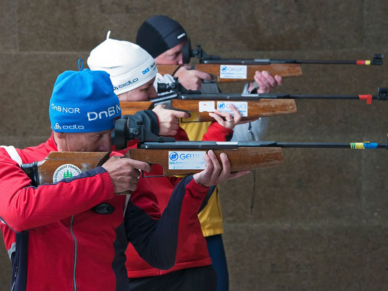 Gaestebiathlon in der Skihalle Oberhof | Urlaub in Oberhof