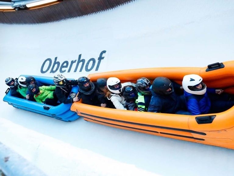 Ice Rafting in Oberhof, Tipp für den Urlaub in Oberhof