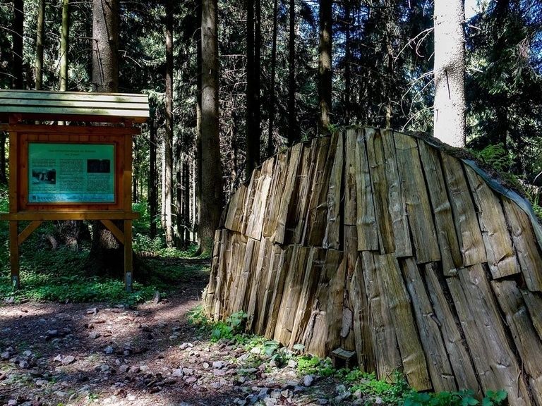 Köhlerhütte Naturlehrpfad Oberhof, Urlaub Thüringer Wald