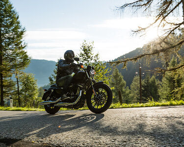 Motorcycle vacation in the Thuringian Forest, symbol photo | Lukas Gojda, adobestock.com