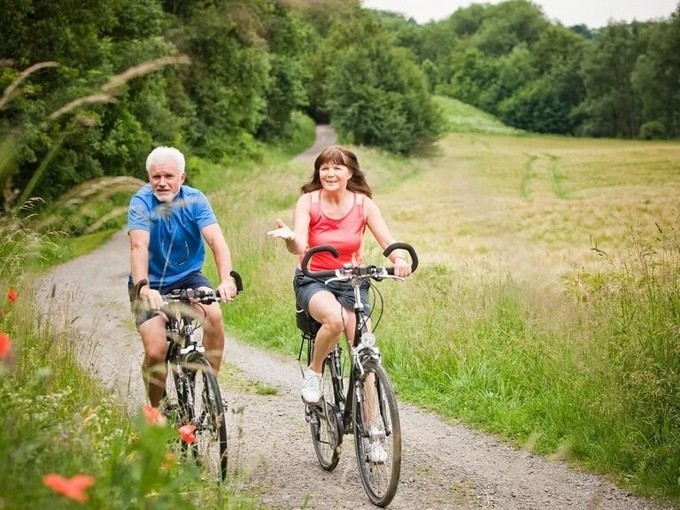 Mountain bike in the Thuringian Forest. Oberhof Hotel Tip