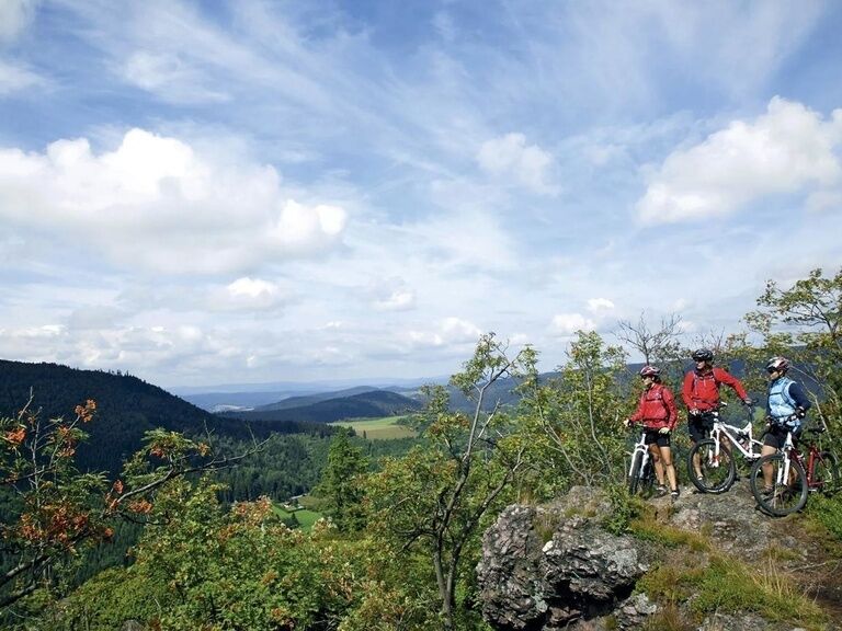 Mountain biking in the Thuringian Forest, Tip Hotel Oberhof