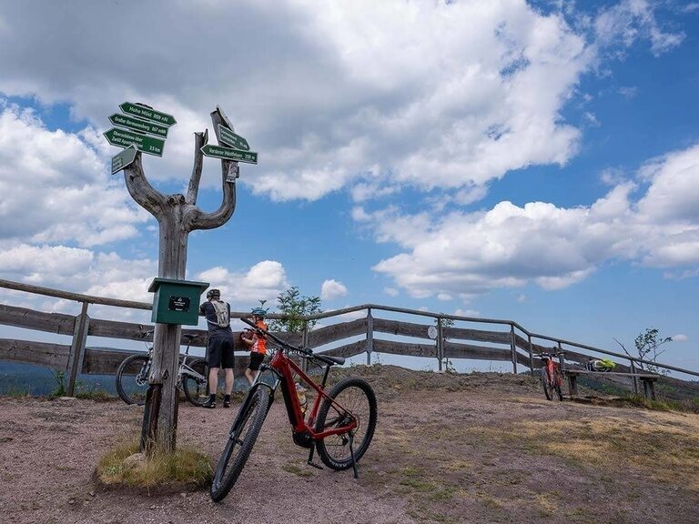 Radtour bei Oberhof. Zur Hohen Möst