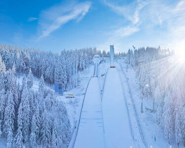 Skischanzen im Kanzlersgrund Oberhof, Hotel Tipp