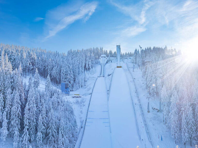 Skischanzen im Kanzlersgrund Oberhof, Hotel Tipp
