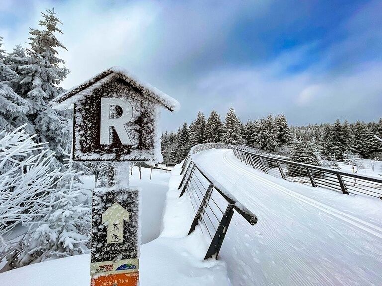 Winter am Rennsteig, Rondell bei Oberhof