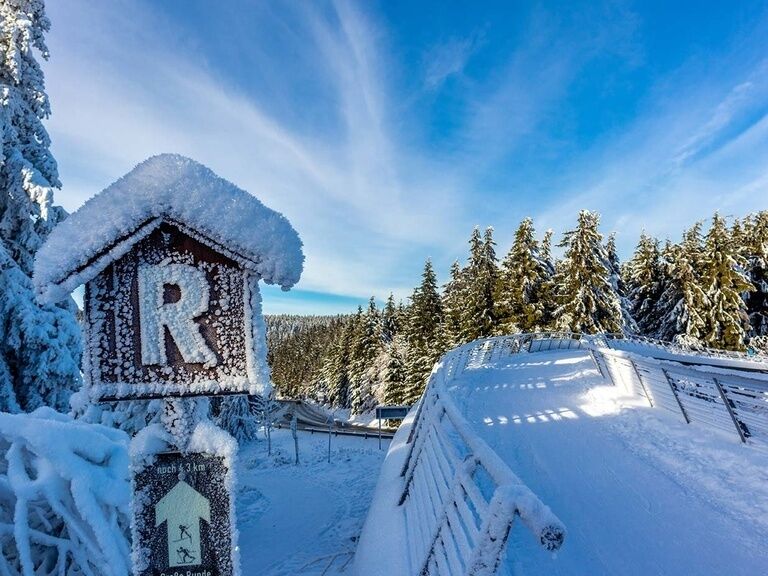 Winter am Rennsteig, Rondell bei Oberhof